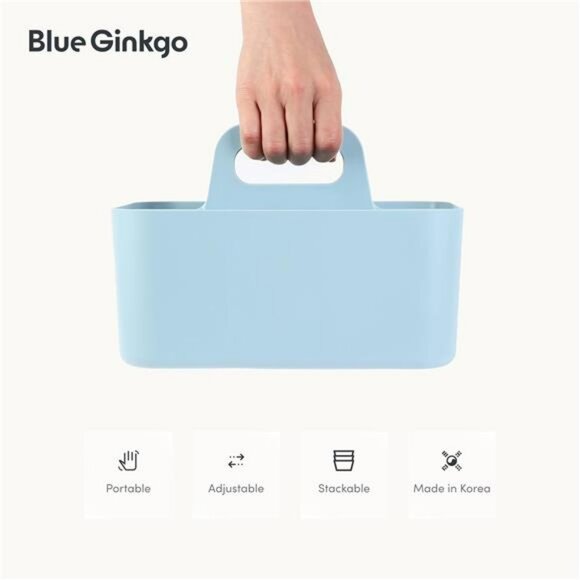 Stackable Plastic Organizer Caddy Tote Bathroom Office Craft School Storage - Picture 5 of 7